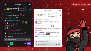 Ninja Emote 8-Pack Samurai